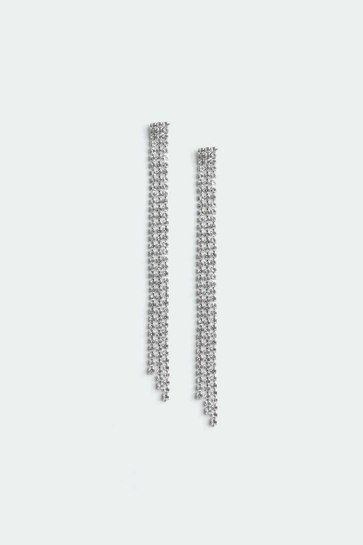 Glam Rhinestone Drop Earrings
