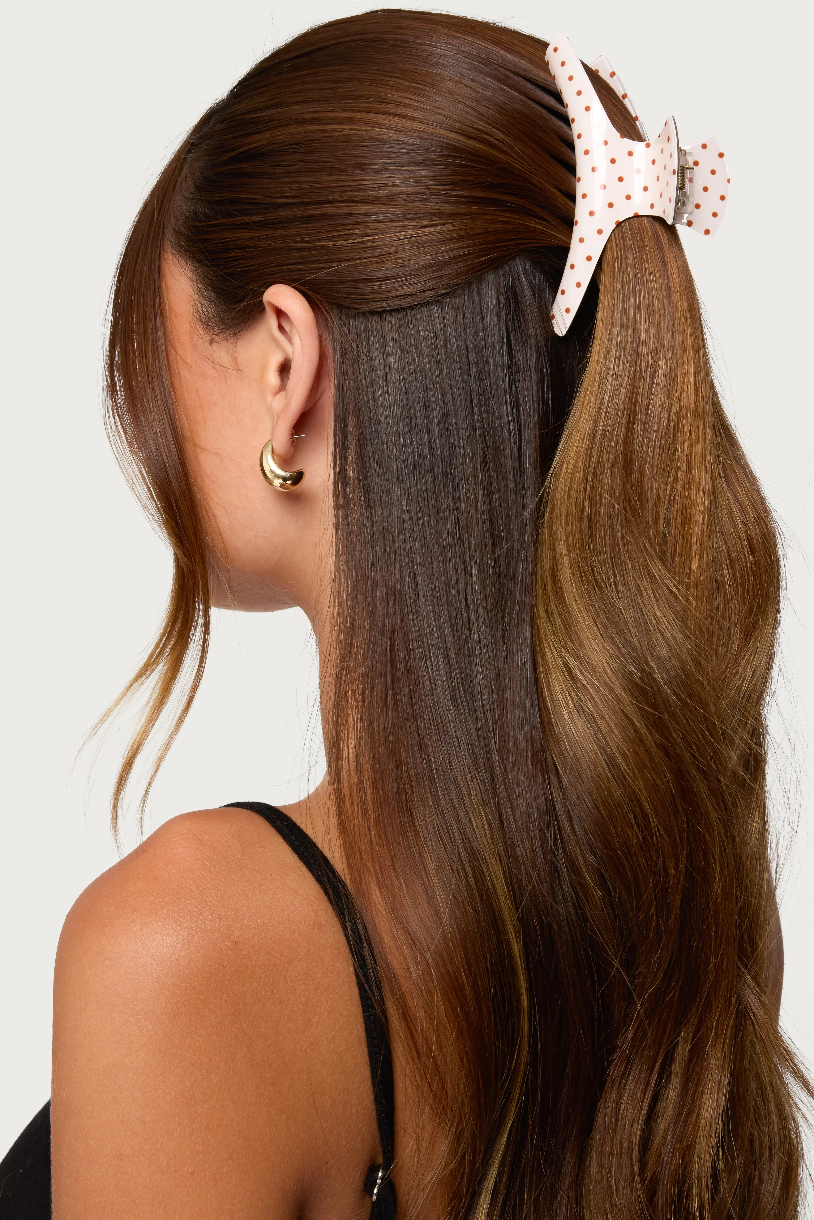Polka Dot Claw Clip
