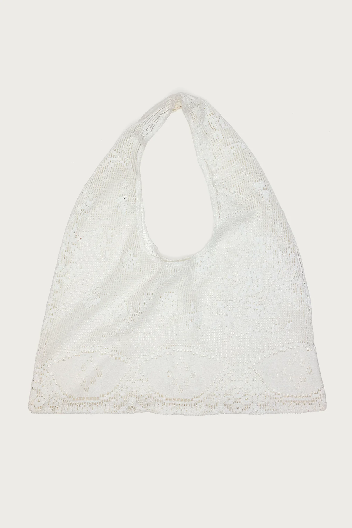 Floral Crochet Tote Bag - Image 2