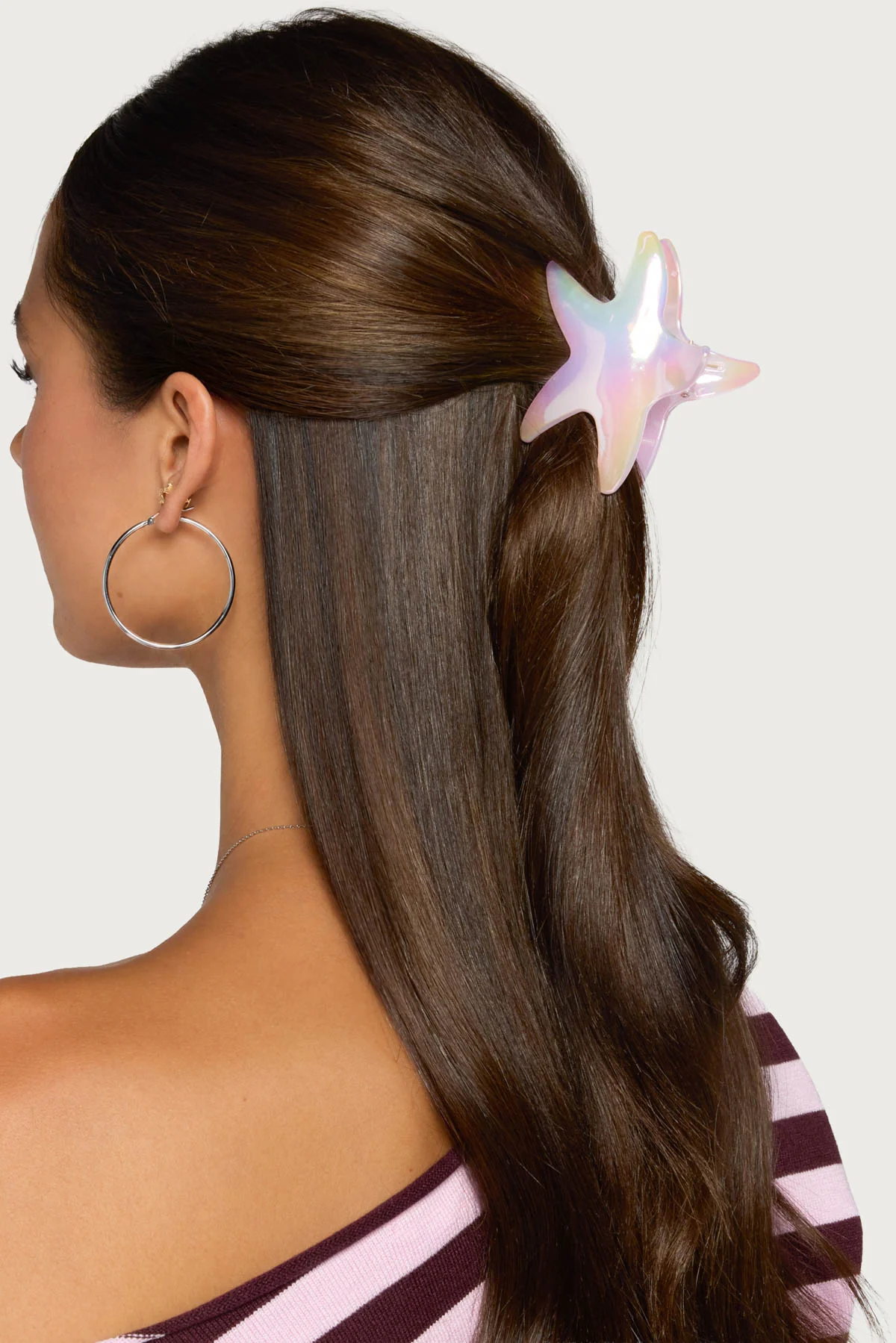 Tortoise Sea Star Hair Clip