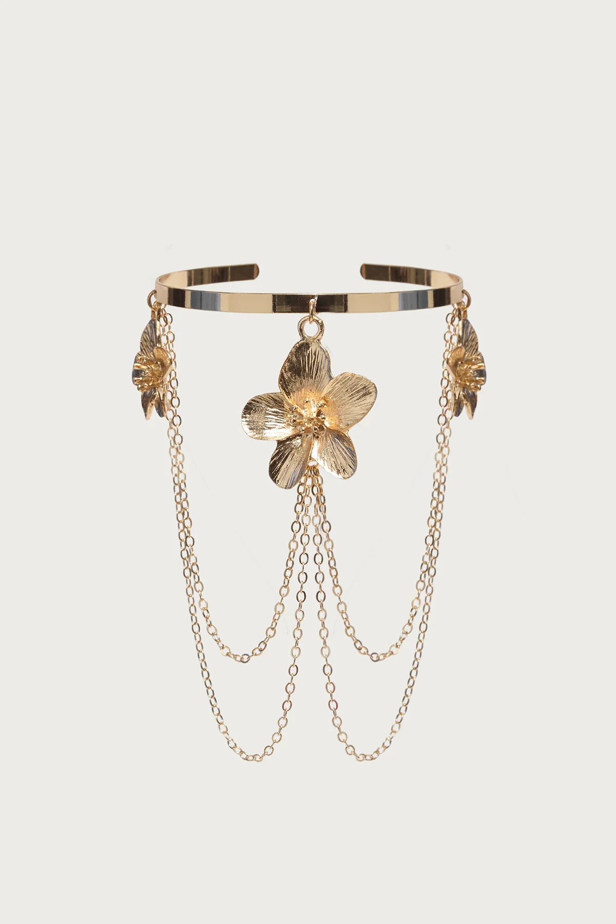 Tropical Flower Chain Arm Cuff - Image 2
