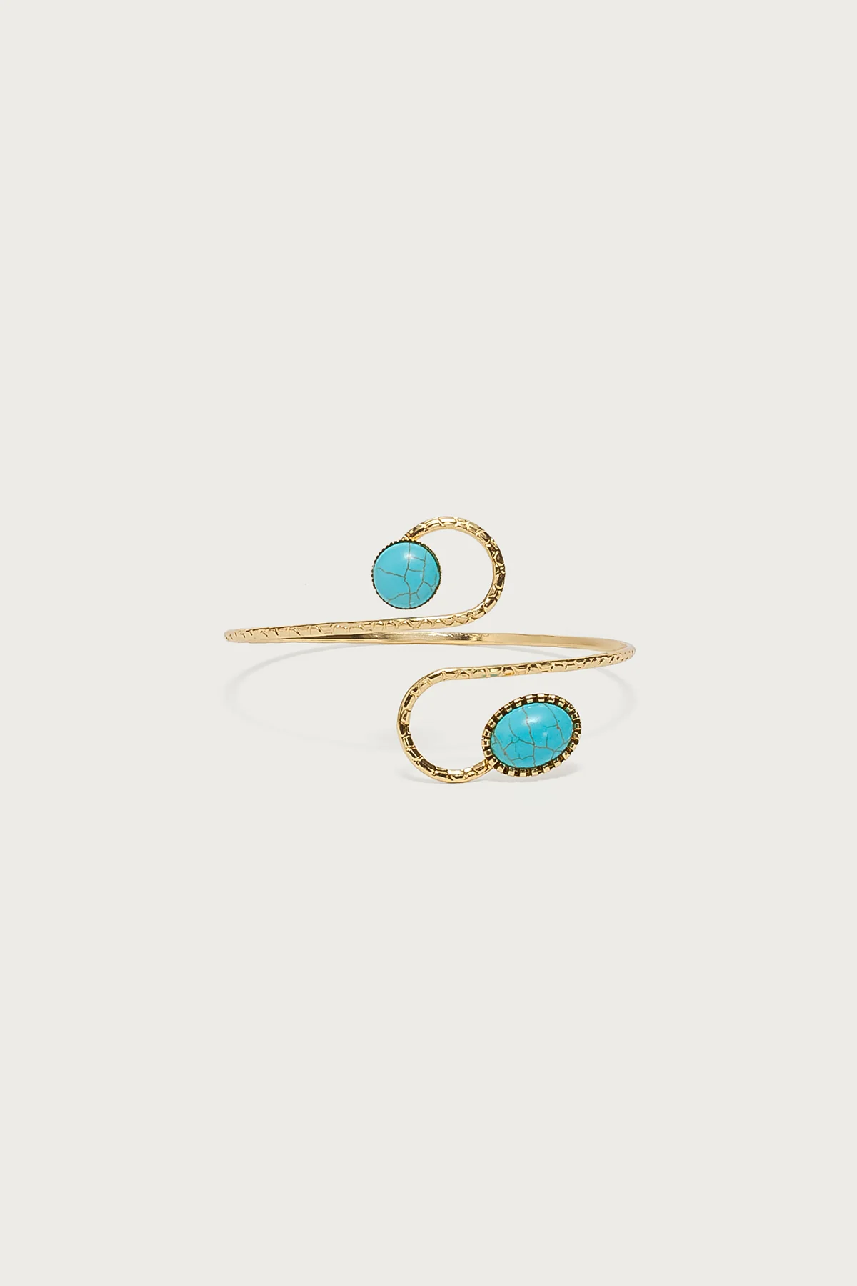 Stone Spiral Arm Cuff - Image 2