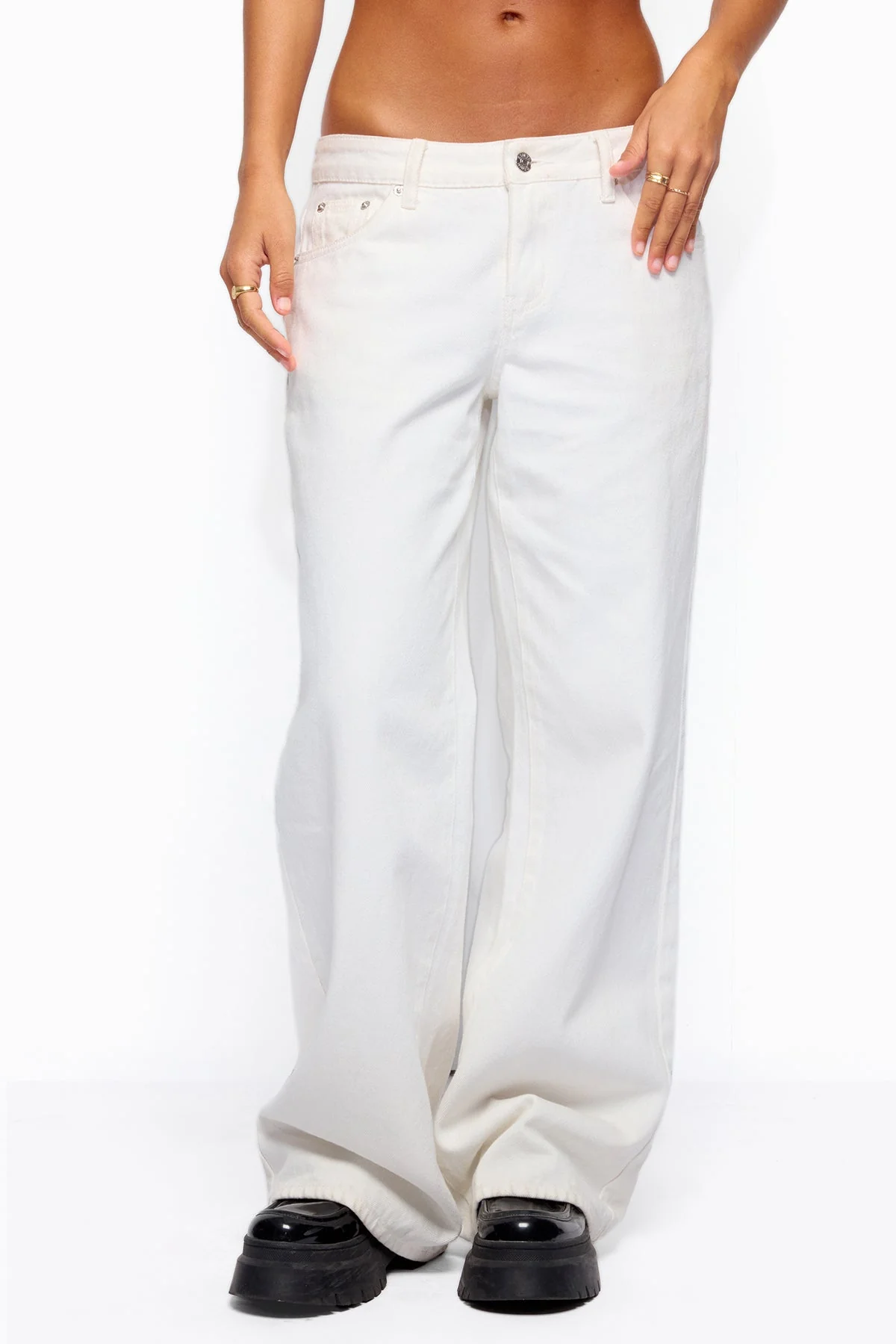 Roman Low Rise Baggy Jeans - Image 3