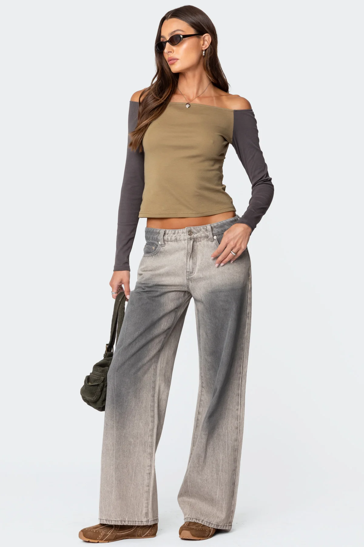 Joe Washed Low Rise Baggy Jeans