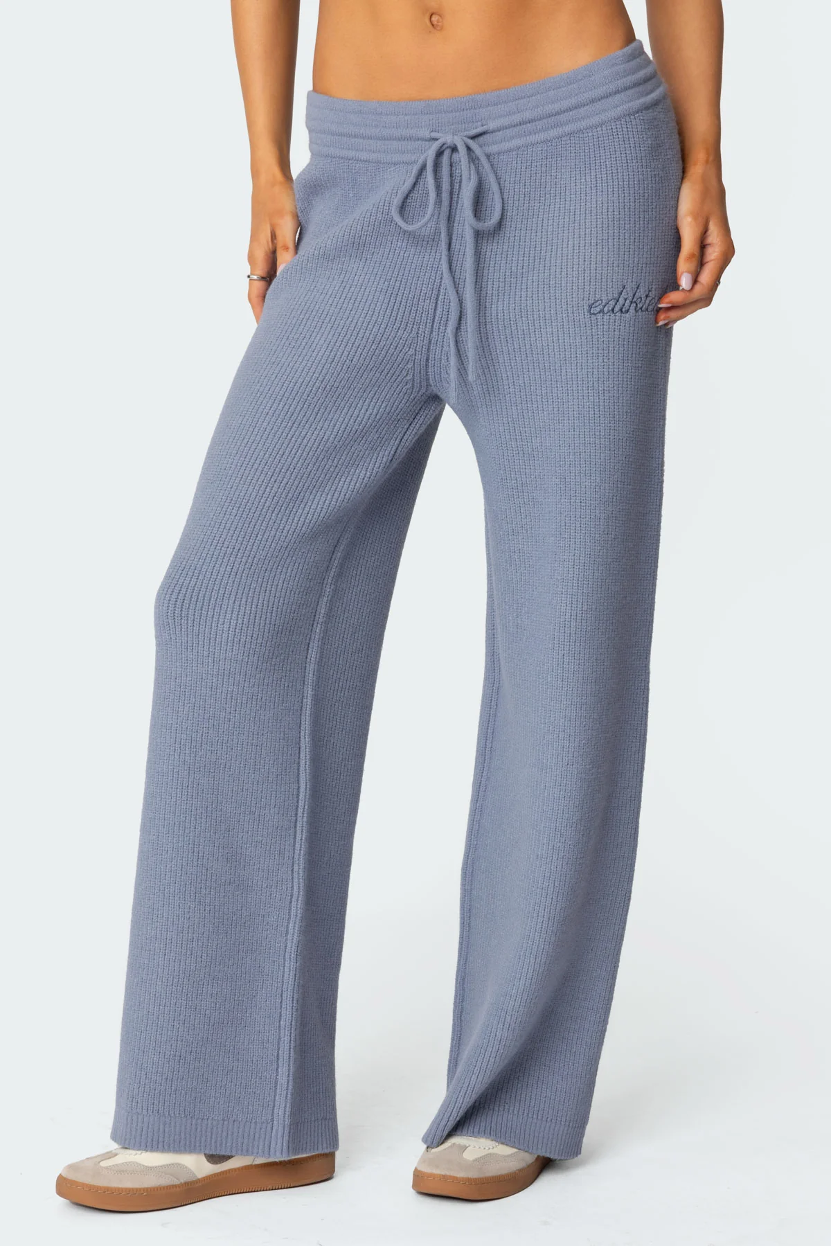 Kris Ribbed Knit Sweatpants - Image 4