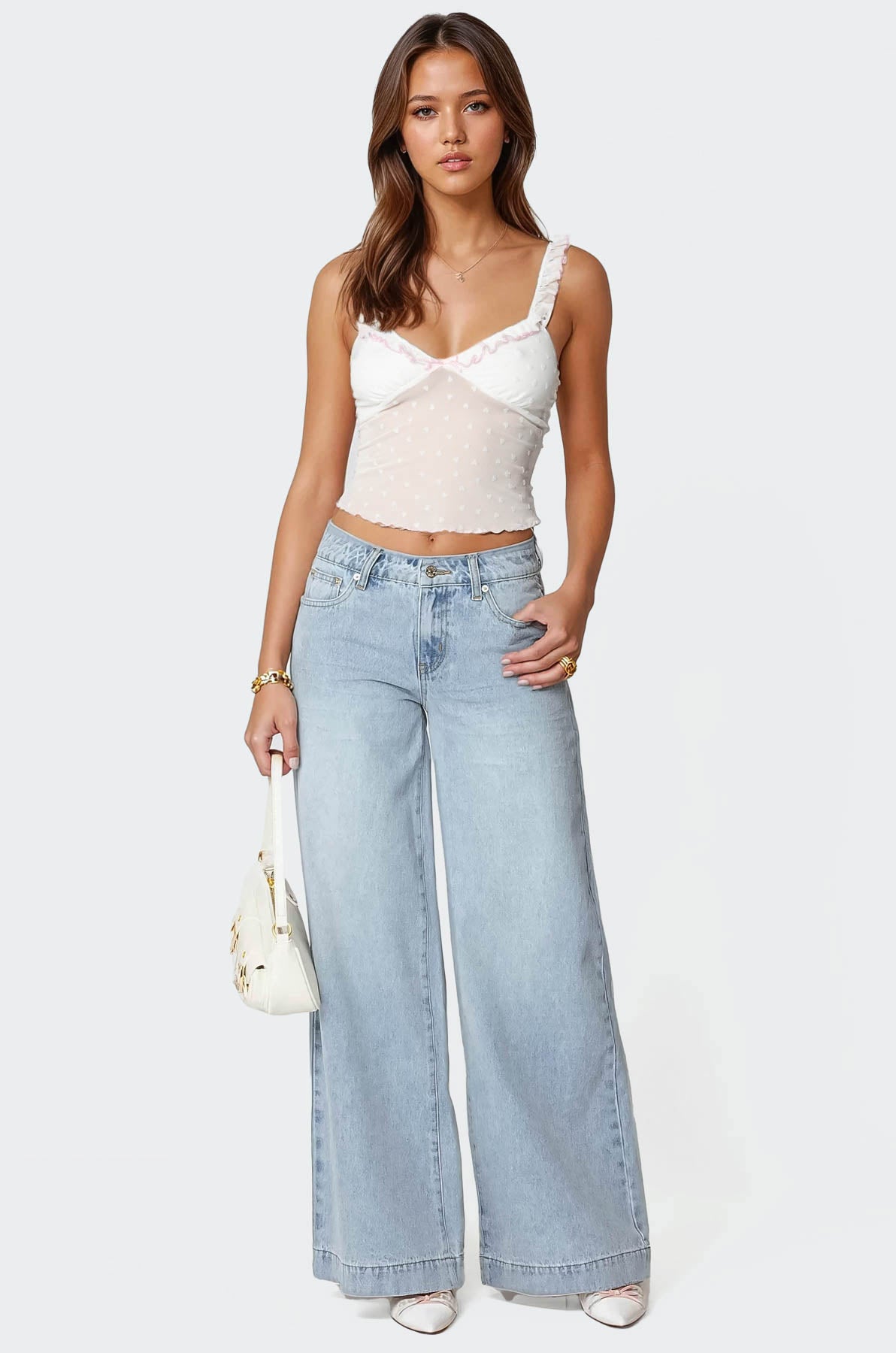 Posey Sheer Tank Top - Image 2