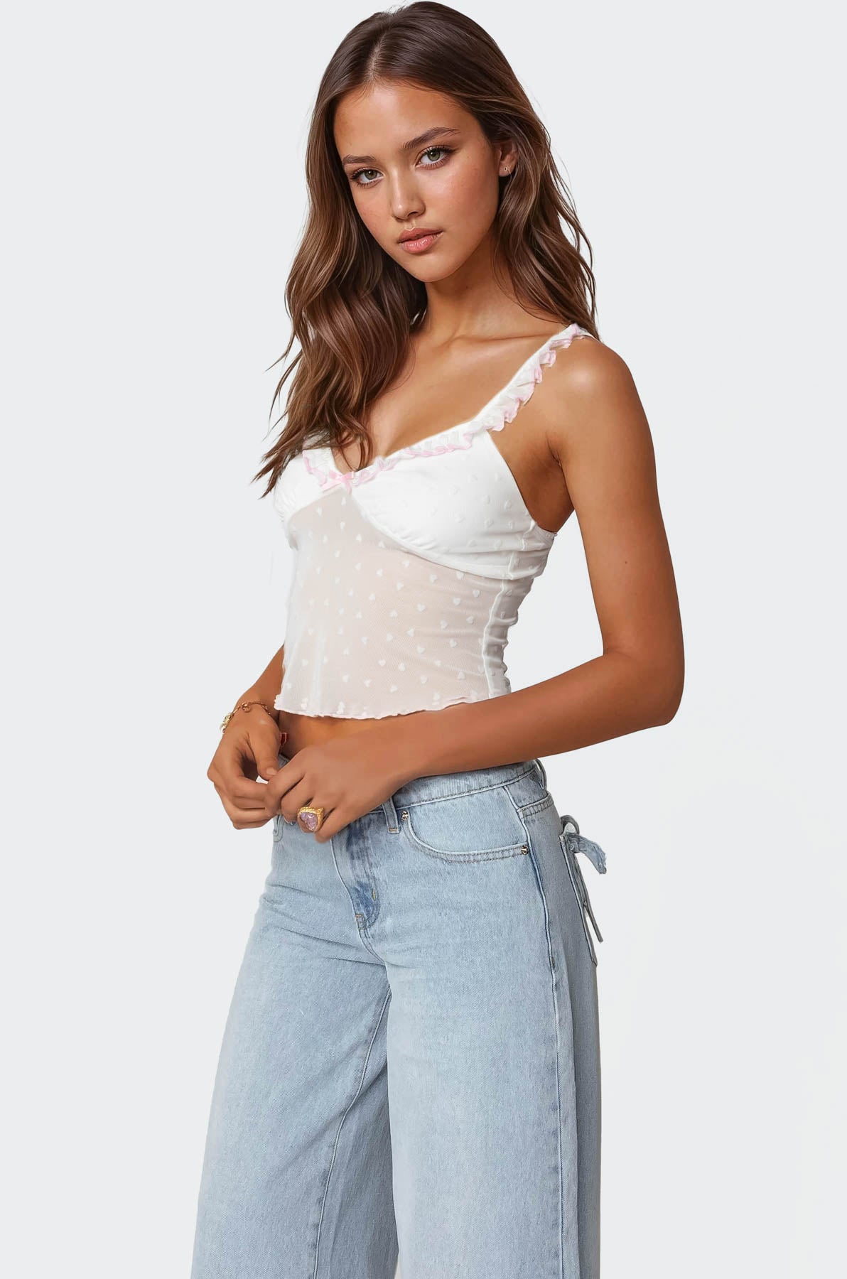 Posey Sheer Tank Top - Image 3