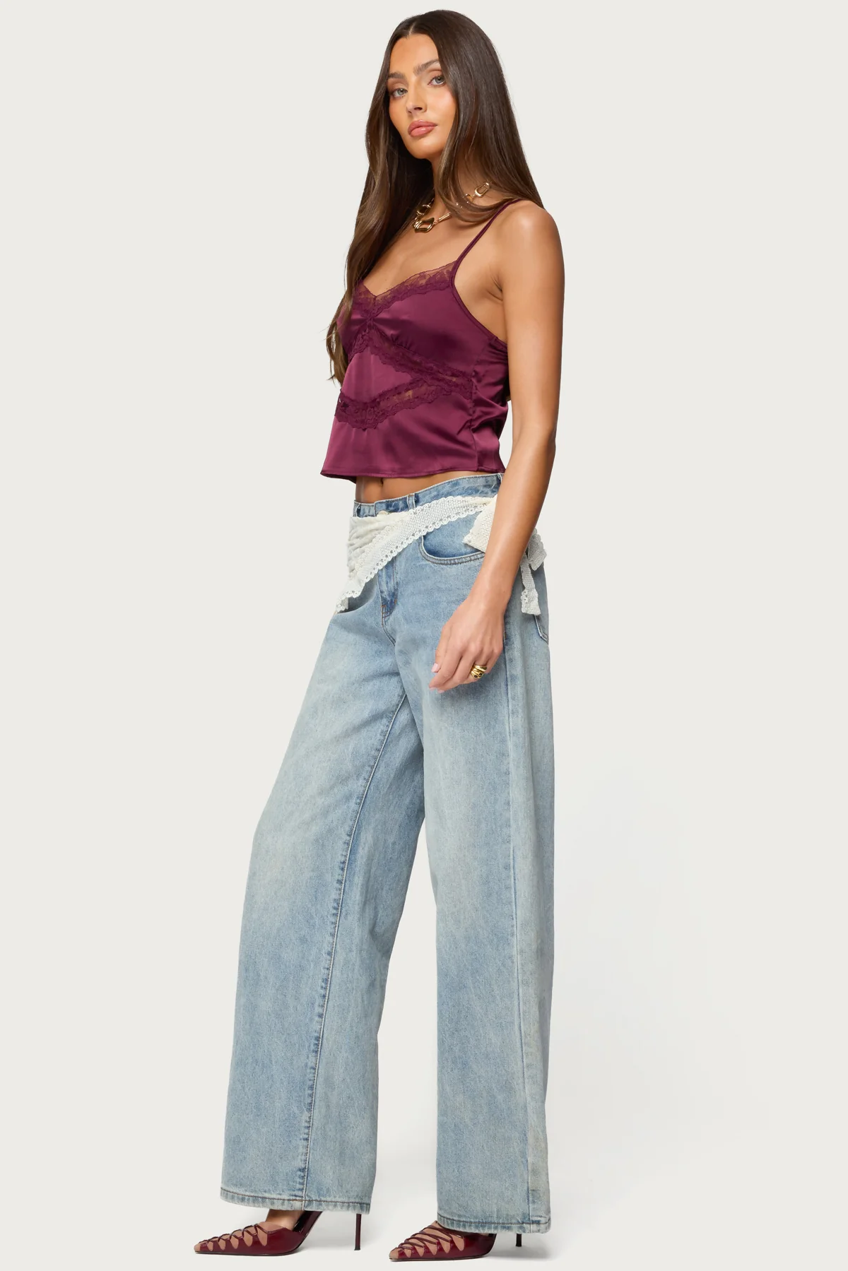Tamar Satin Effect Tank Top - Image 4