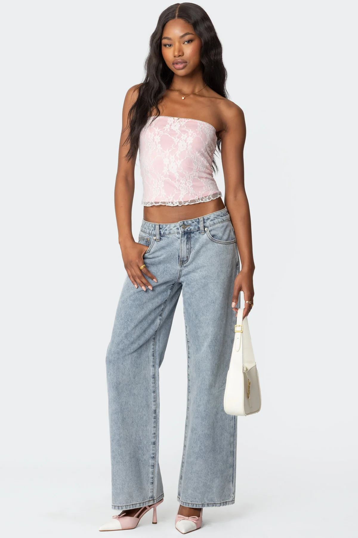 Allison Lace Tube Top - Image 2