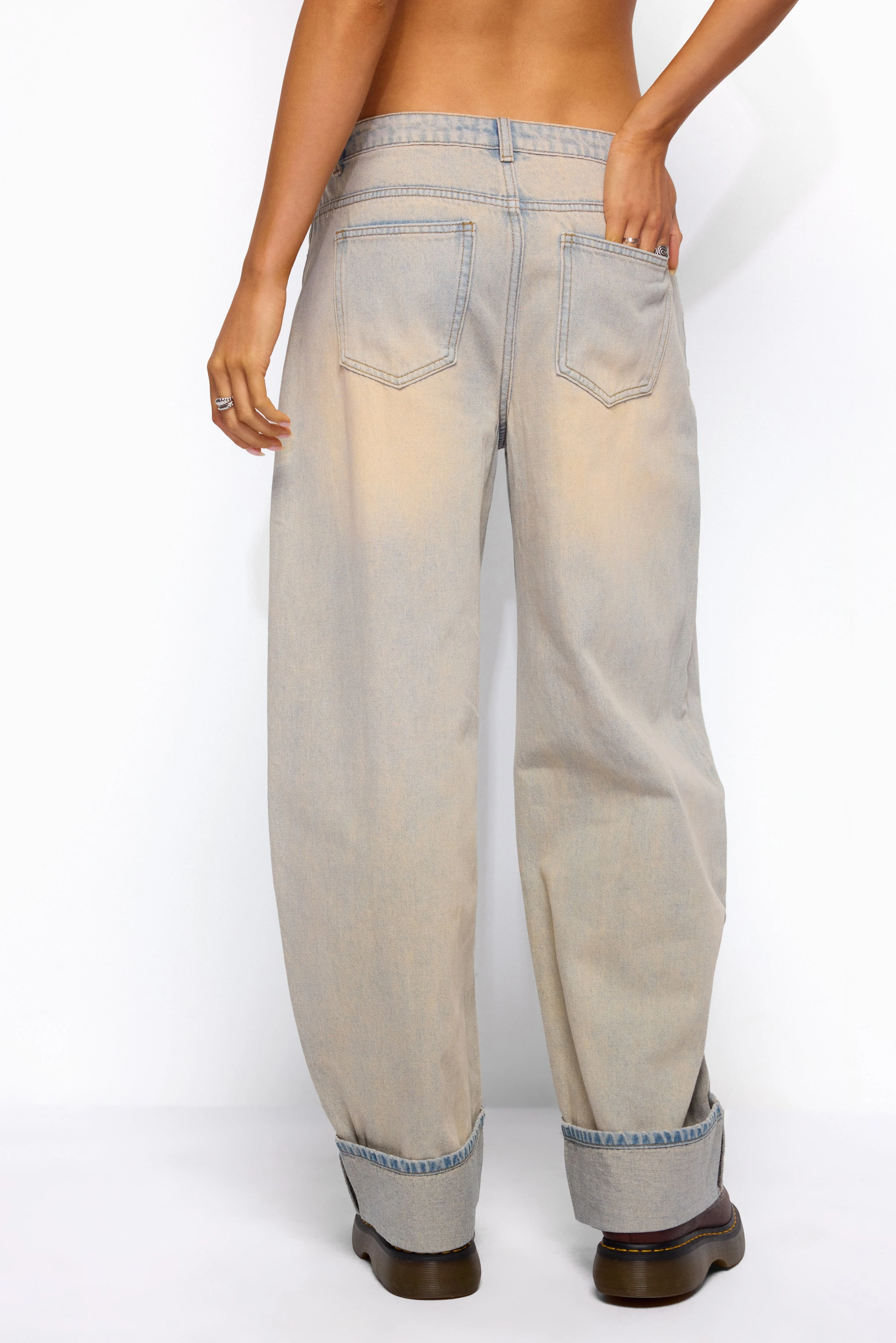 Kella Low Rise Baggy Jeans - Image 5