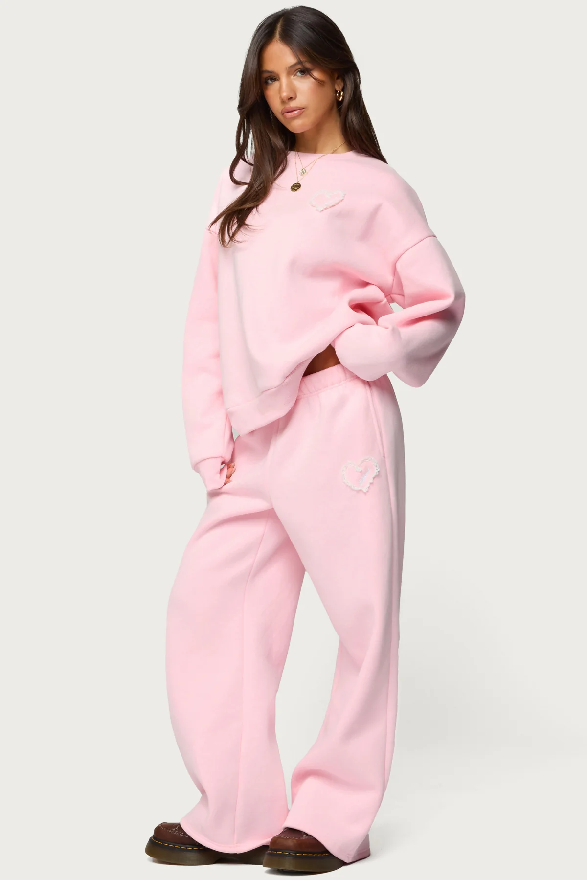 Love Edikted Wide Leg Sweatpants