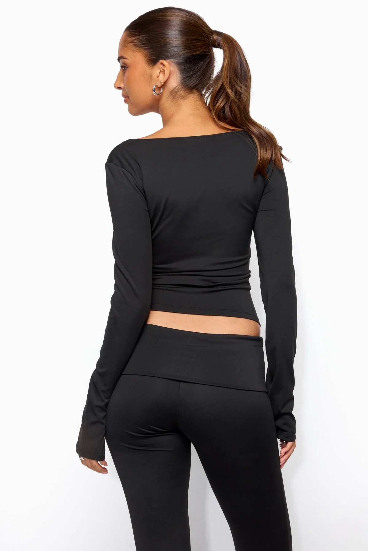 Hayden Square Neck Long Sleeve Top - Image 5