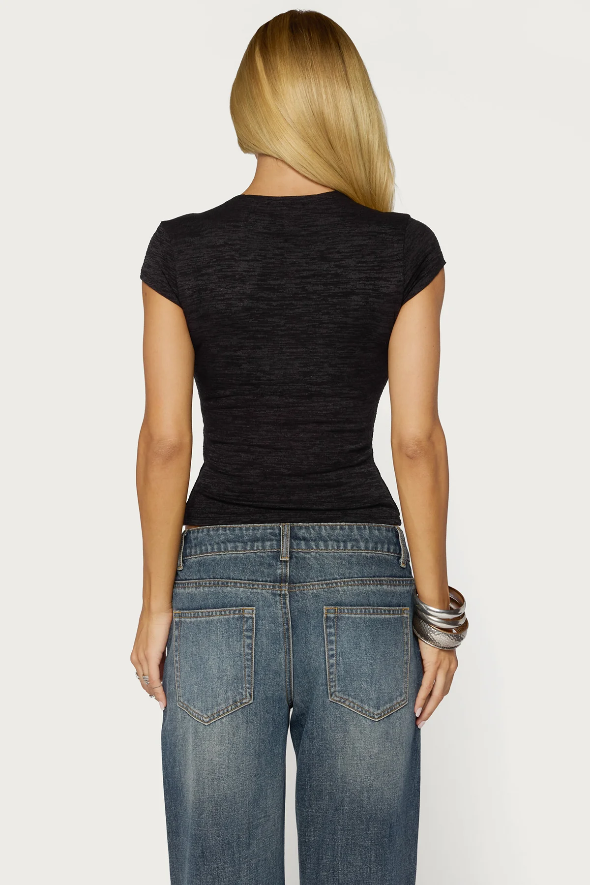 Swapna Asymmetric Button Up Top - Image 5