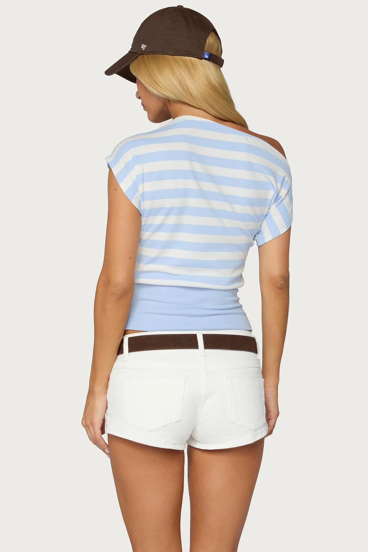 Kittie Striped Off Shoulder Top - Image 5