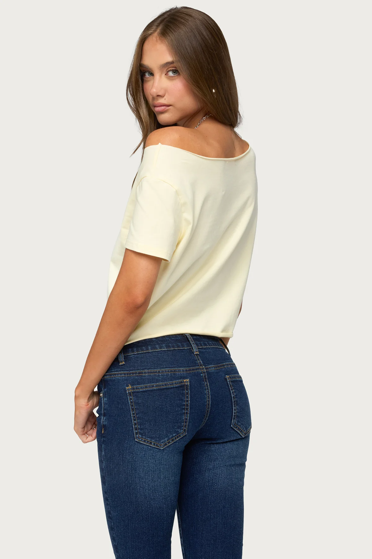 USA Babe Off Shoulder T Shirt - Image 4