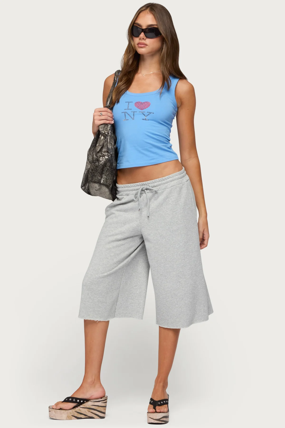I Heart NY Rhinestone Tank Top - Image 3