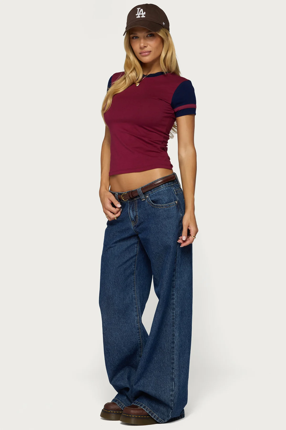 Sophiah Contrast T Shirt - Image 3