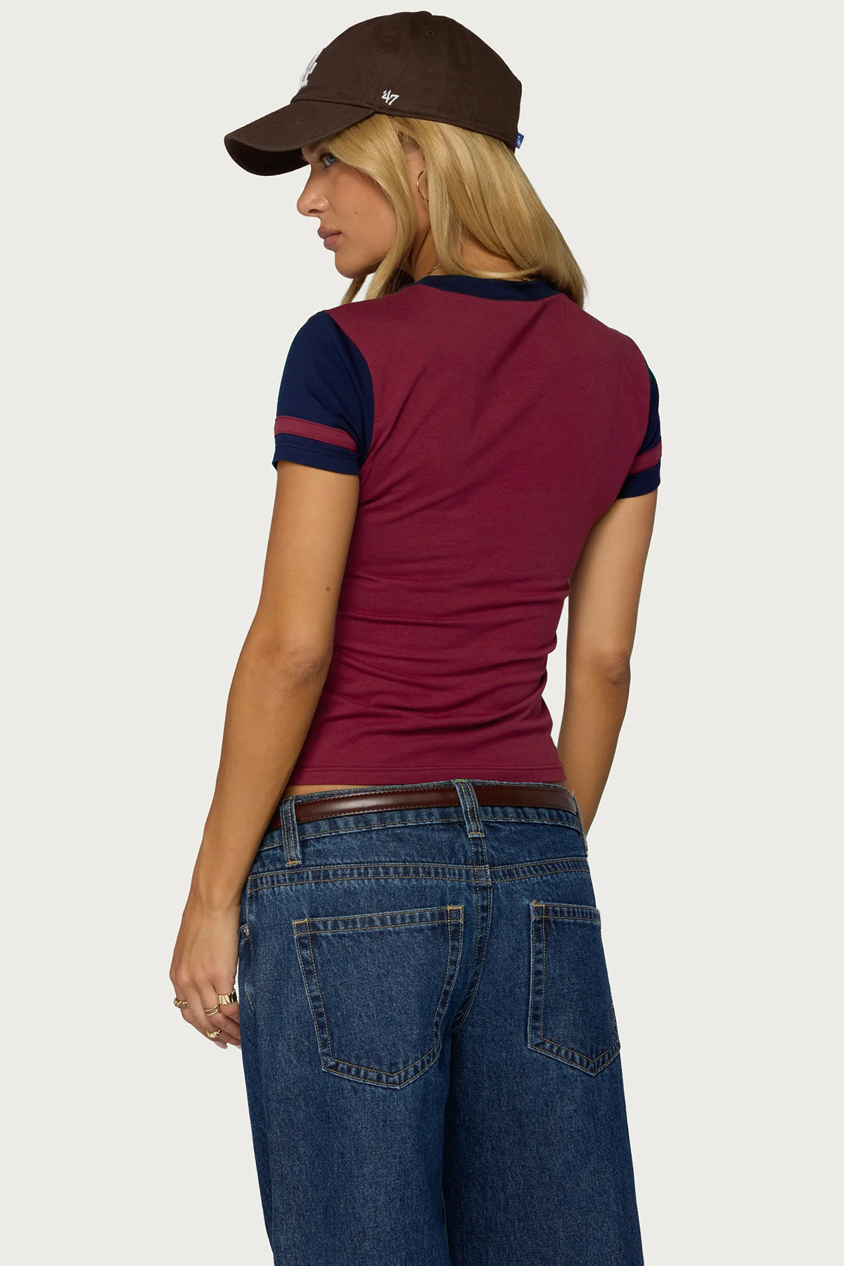 Sophiah Contrast T Shirt - Image 5