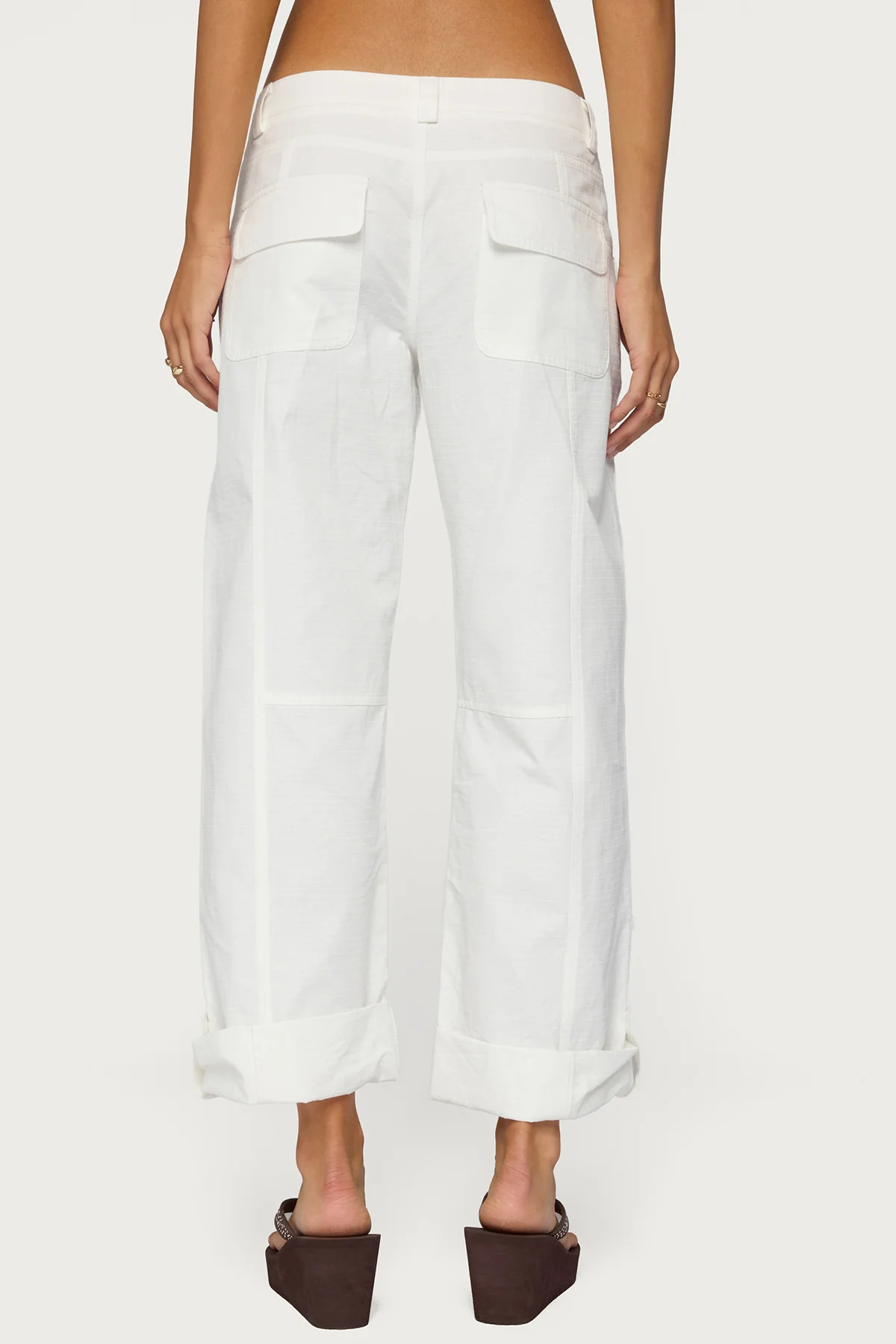 Odettia Sheer Cotton Pants - Image 5