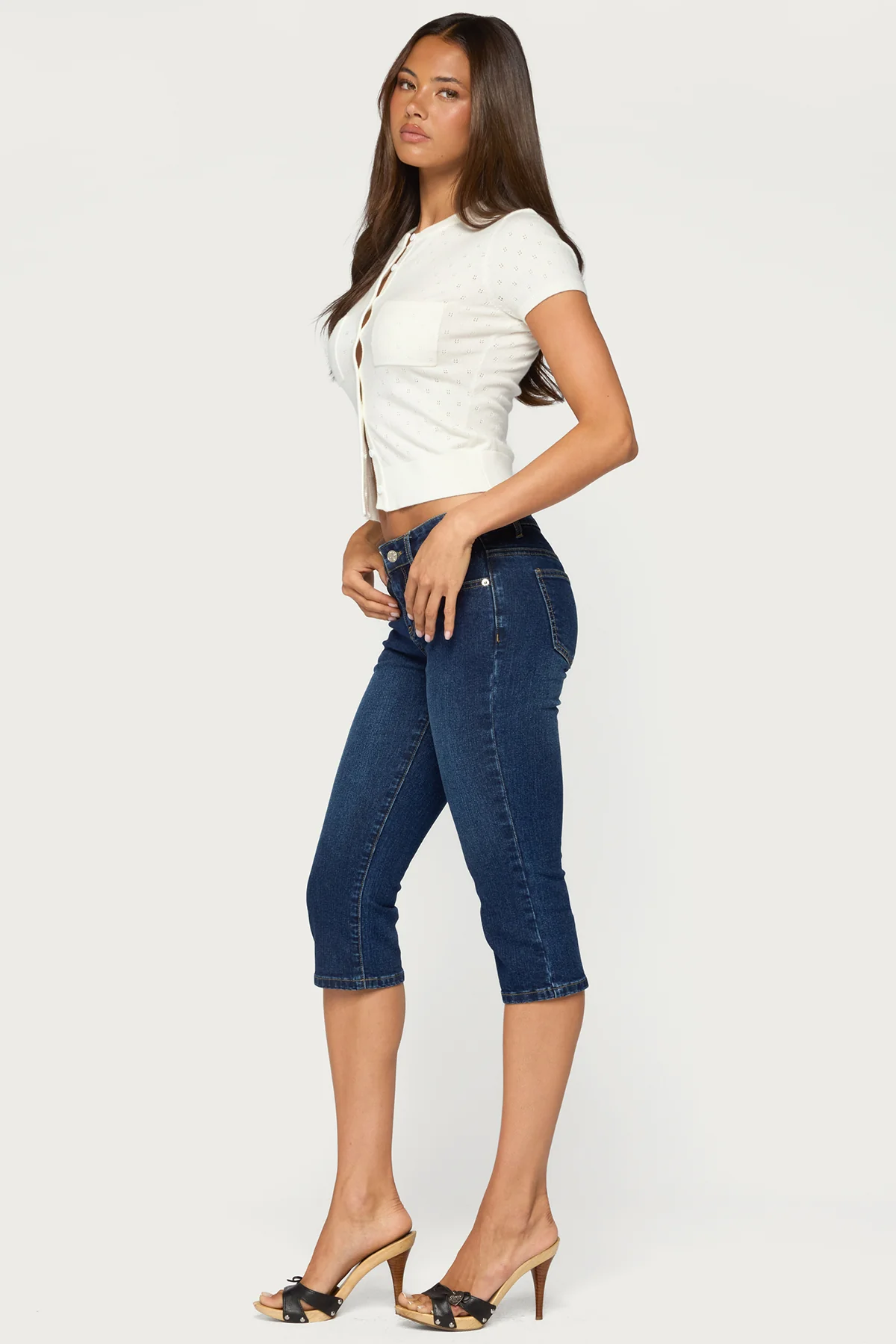 Kiyomi Knit Button Up Top - Image 4
