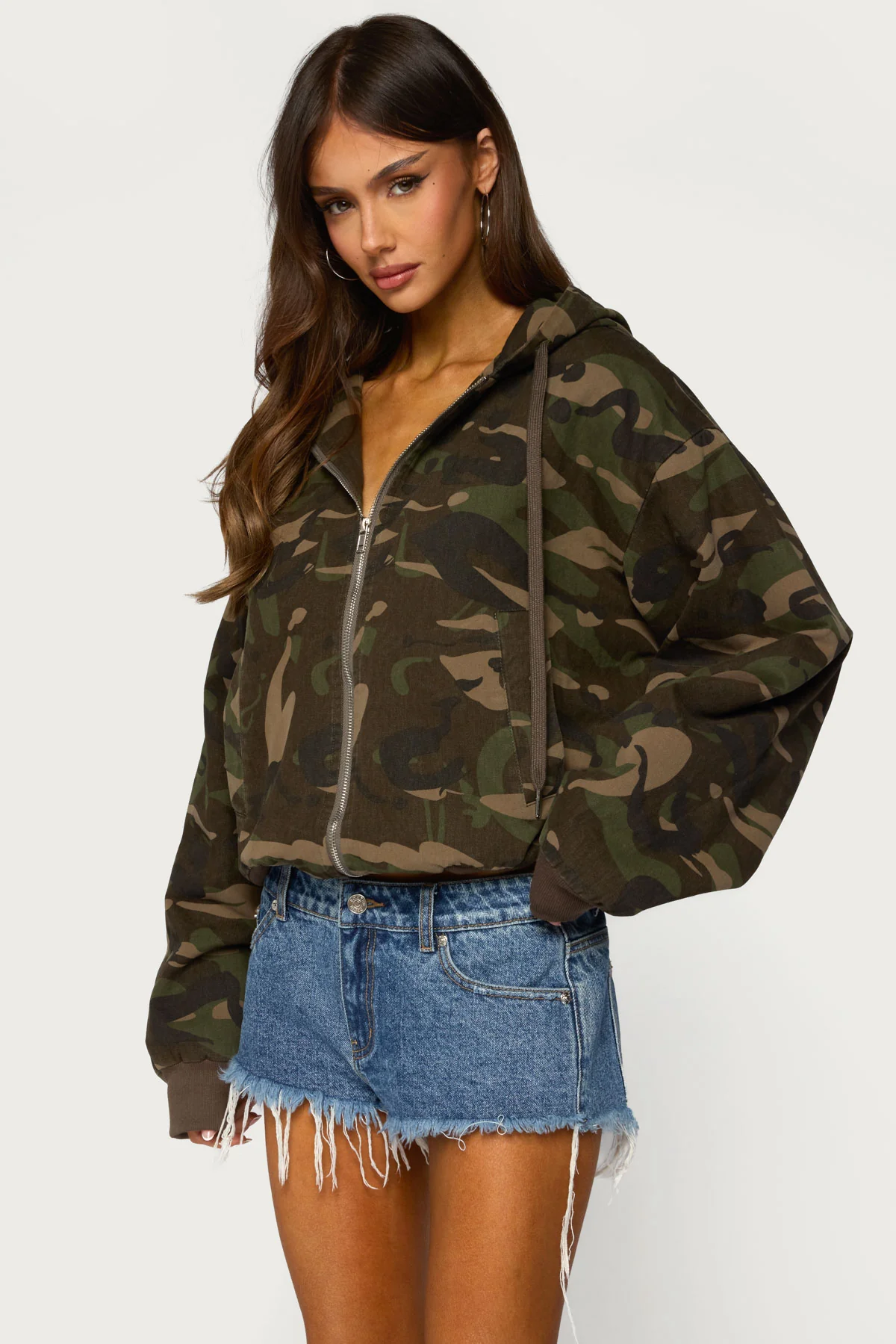 Blanche Camo Hooded Jacket - Image 3