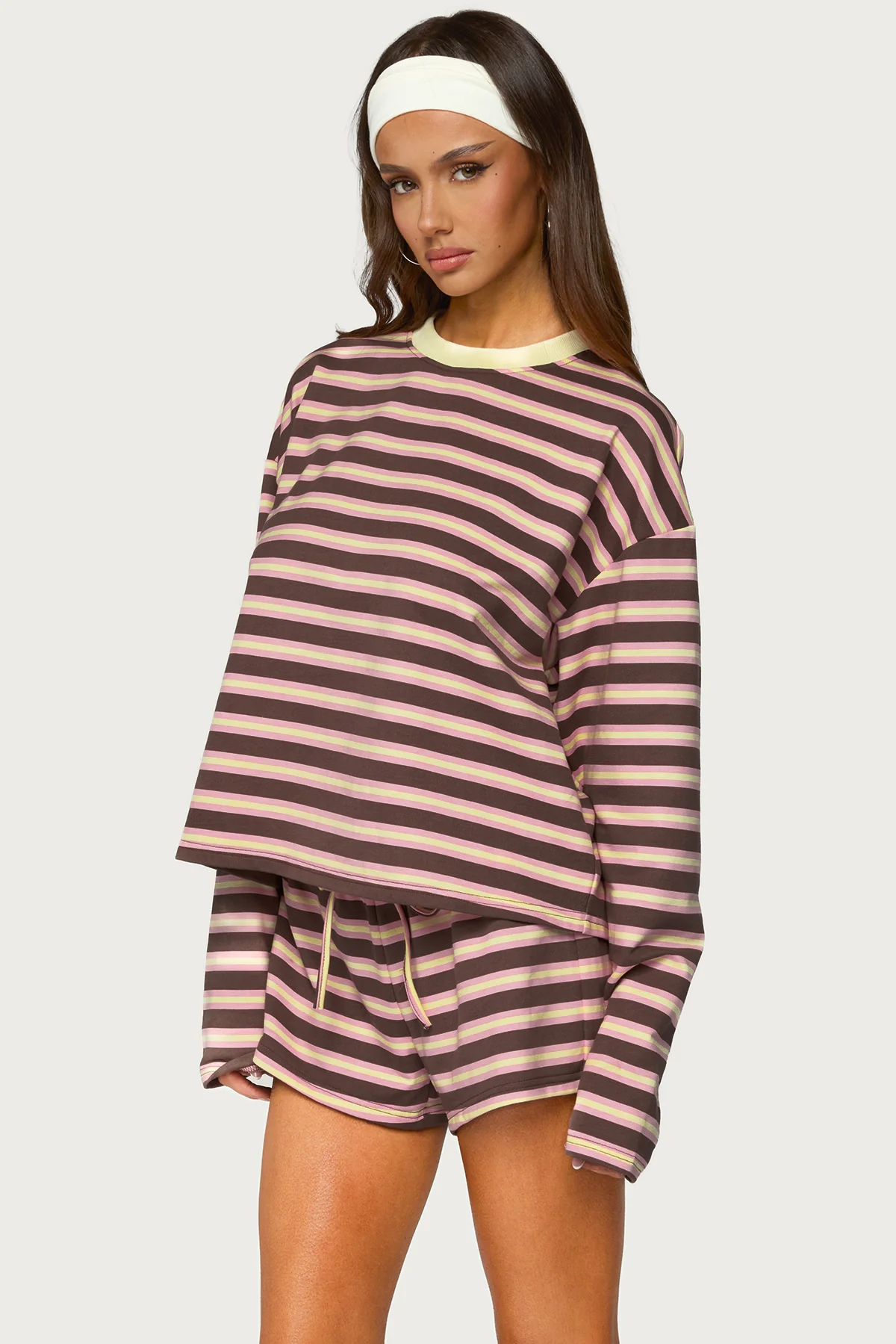 Blanchy Striped Long Sleeve Top - Image 4